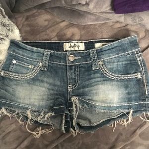 Day trip jean shorts